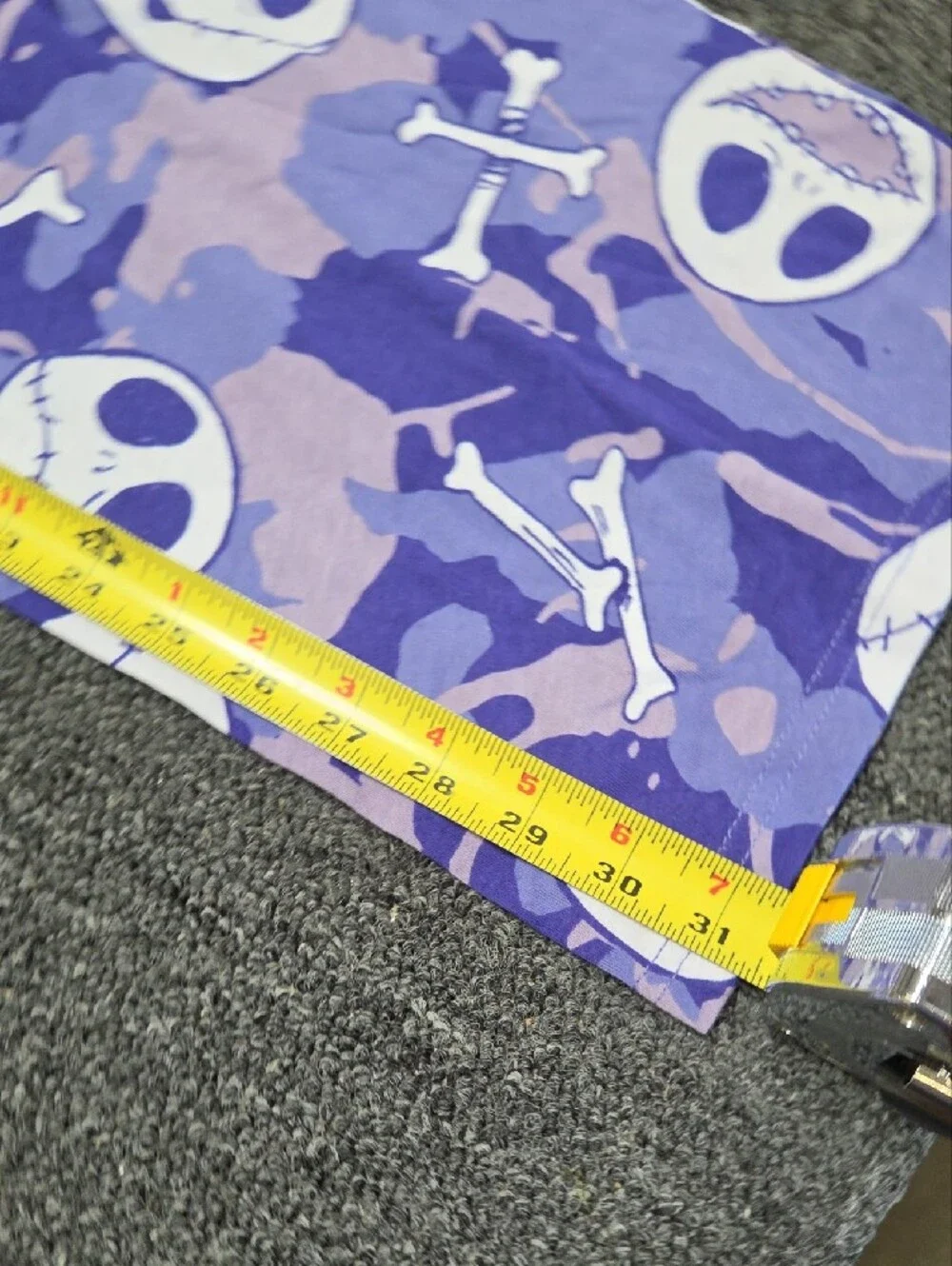 (#3C) Disney Purple Skull Camo Pajama Pants - Picture 4 of 5